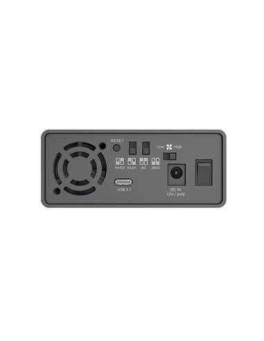 Stardom 2 Bay MR2-B31 Type C USB3.1 Almacenamiento portátil color Negro