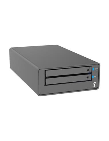 Stardom 2 Bay MR2-B31 Type C USB3.1 Almacenamiento portátil color Negro