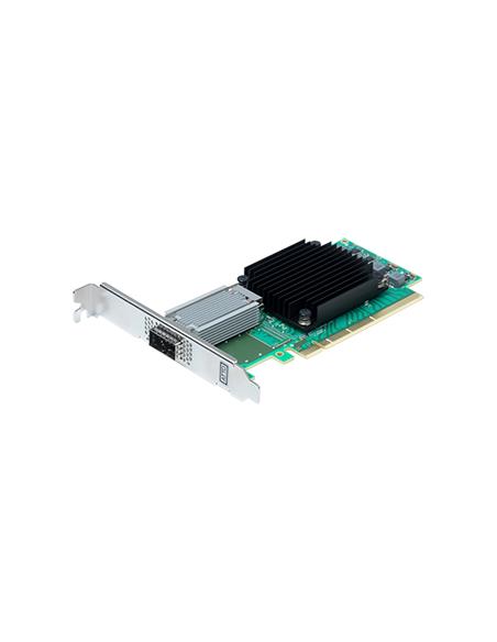 ATTO FastFrame3 Single Channel 10/25/40/50/100GbE x16 PCIe 3.0 Low Profile Integrated QSFP28