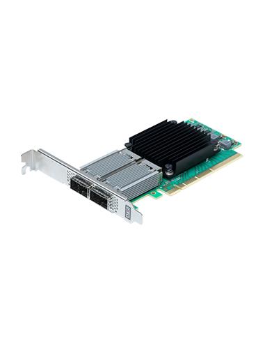 ATTO FastFrame3 Dual Channel 10/25/40/50/100GbE x16 PCIe 3.0 Low Profile Integrated QSFP28