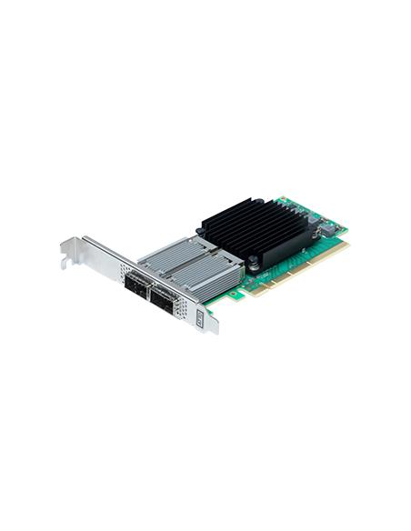 ATTO FastFrame3 Dual Channel 10/25/40/50/100GbE x16 PCIe 3.0 Low Profile Integrated QSFP28