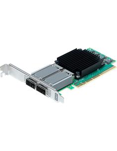 ATTO FastFrame3 Dual Channel 10/25/40/50GbE x16 PCIe 3.0 Low Profile Integrated QSFP28