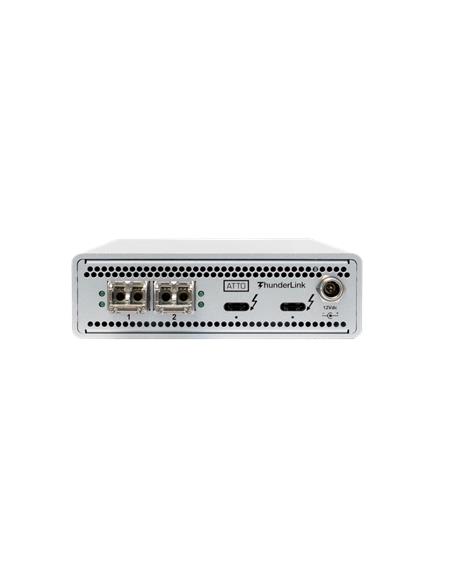ATTO Thunderlink Dual 40Gb to Dual 10Gb Ethernet Thunderbolt 3 Adapter inc SFP+