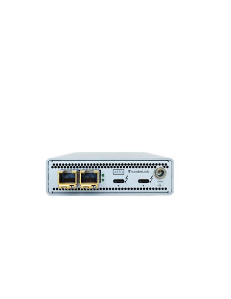 ATTO ThunderLink TLN3-3102 Dual 10Gb Ethernet Thunderbolt 3 Adapter RJ45 SFP+
