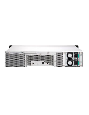 12-bay 2U rackmount USB-C 3.1 Gen2 10Gbps JBOD expansion unit, redundant PS