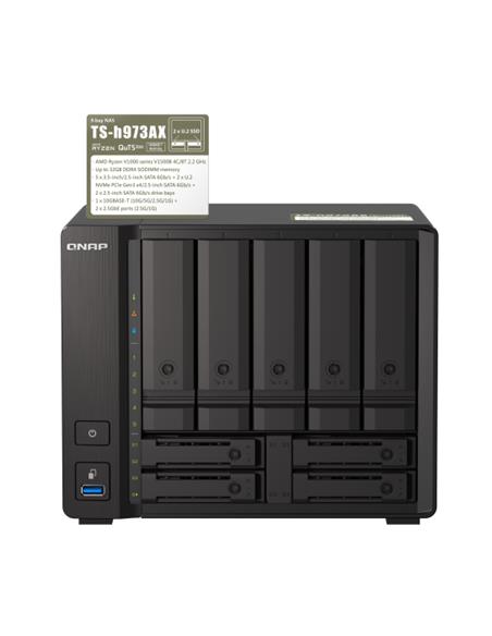 AMD Ryzen V1000 series V1500B 4C/8T 2.2 GHz,Tower,9HDD,32GB (2 x 16GB) DDR4