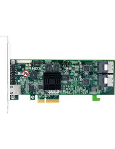 ARECA 8port 6Gb/s SATA PCIe 2.0 x4, RAIDCard, 512MB Cache, 2x intern SFF-8087,LP