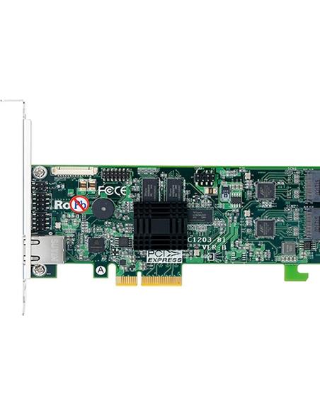 ARECA 8port 6Gb/s SATA PCIe 2.0 x4, RAIDCard, 512MB Cache, 2x intern SFF-8087,LP