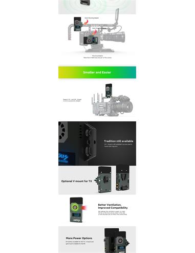 Vaxis Storm 1000s Kit Transmisión Inalámbrico SDI/HDMI 300m V Mount