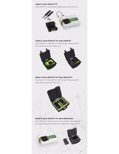 Vaxis Storm 3000 DV Kit Transmisión Inalámbrico SDI/HDMI 1000m V Mount