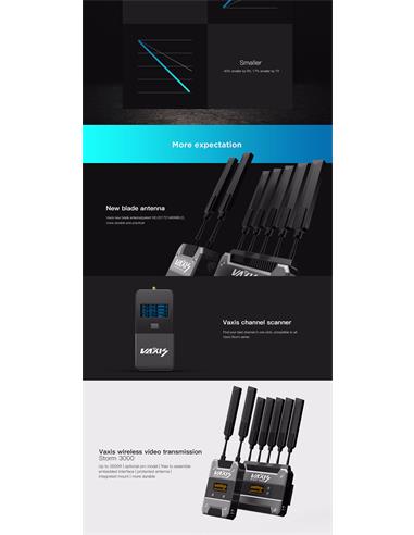 Vaxis Storm 3000 Kit Transmisión Inalámbrico SDI/HDMI 1000m V Mount