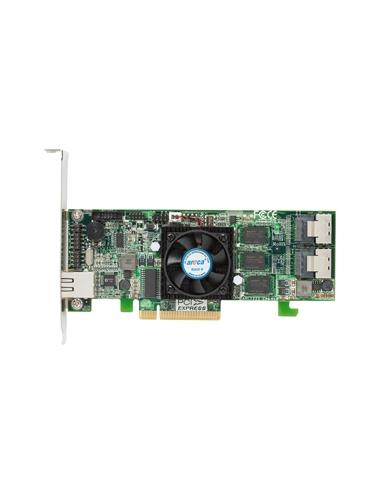 ARECA 8port SAS RAID PCIe x8 ControllerIOP348-800, RAID 0/1/3/5/6, 256MB Cache