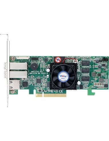 ARECA 8x 12Gb/s SAS PCIe x8 RAID Card,1GB Cache, 2x extern SFF-8644, LP