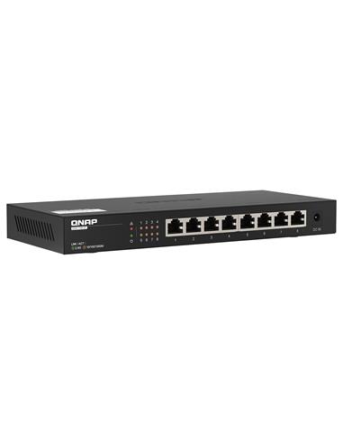 QSW-1108-8T, 8 port 2.5Gbps, 8 ports 2.5Gbps with RJ45, unmanaged switch