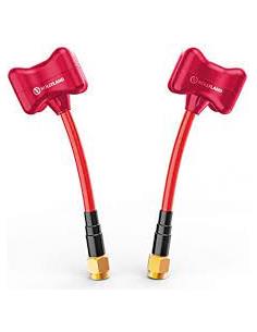 Hollyland Triumph Antena para sistema de transmisión de vídeo inalámbrico pack de 2 (Rojo)
