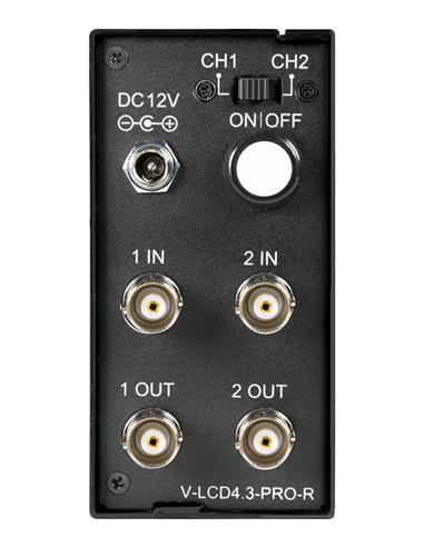 V-LCD4.3-PRO-R Broadcast Quality 4.3" Color LCD Monitor with