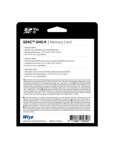 SDXC UHS-II V90 256GB