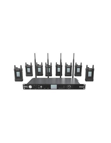 Hollyland Syscom1000T. Sistema Intercom Audio con 8 petacas. 350m, Tally wireless y cable