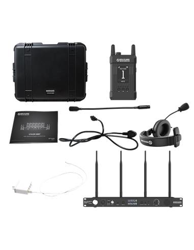 Hollyland Syscom1000T. Sistema Intercom Audio con 8 petacas. 350m, Tally wireless y cable