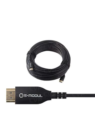 Salrayworks Cable AOC HDMI 2.0 de 100 Metros