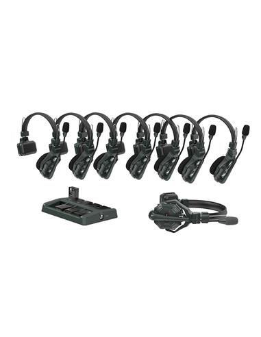 Sistema de intercomunicación inalámbrica de Hollyland SolidCom C1 con 8 auriculares SIN BASE
