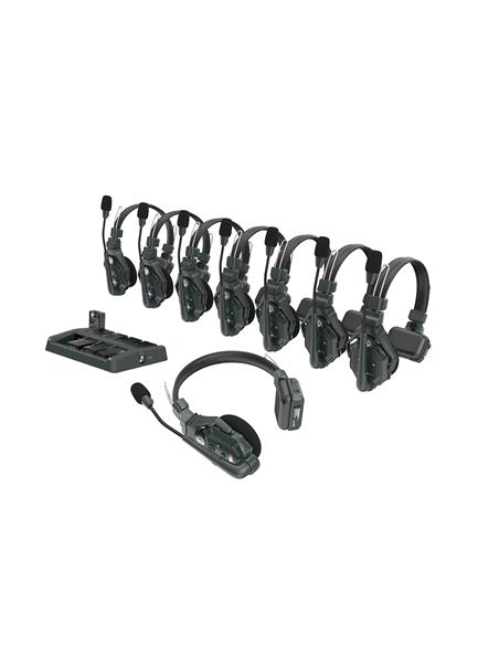 Sistema de intercomunicación inalámbrica de Hollyland SolidCom C1 con 8 auriculares SIN BASE